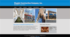 Desktop Screenshot of magginconstruction.com