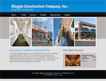 Tablet Screenshot of magginconstruction.com